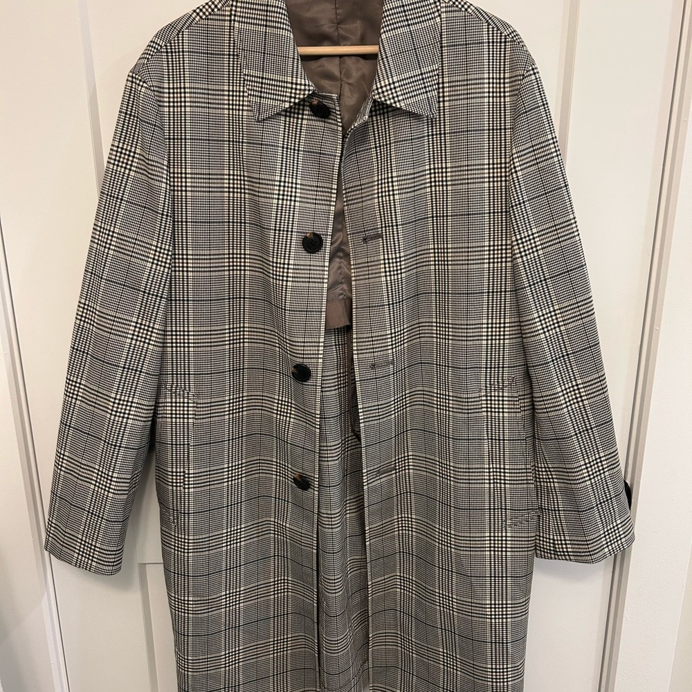 Classic Plaid Overcoat